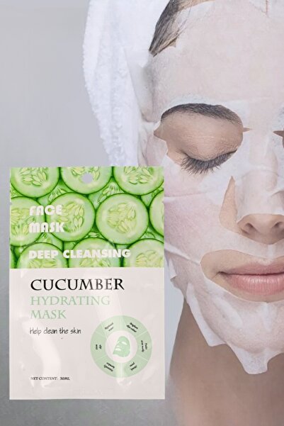 xolo Kuru Ciltler için Besleyici Nemlendirici Kağıt Yüz Maskeleri