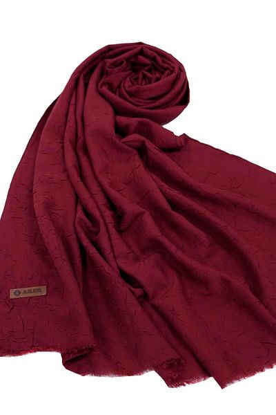 Aker Şal Bamboo Kraş - 4040100-941 - Roşu Claret