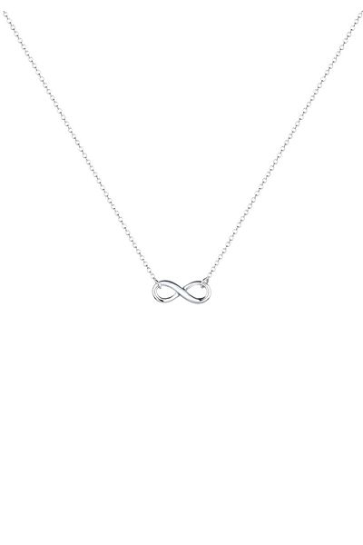 ELLI Halskette Halskette Choker Infinity Symbol Unendlichkeit 925 Silber