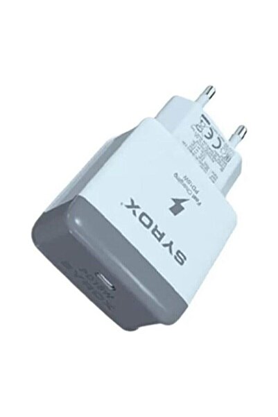 Syrox Pd18b 18w Type-c Girişli 3.0a Hızlı Şarj Adaptörü