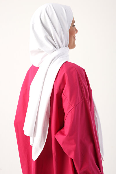 ALLDAY Şal alb de coajă de copac