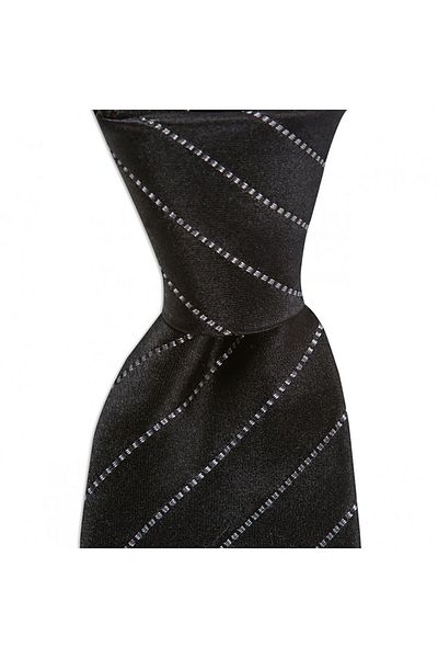 1001 Kravat Men's Gift Set with Wooden Box Black Classic Silk Tie and Bamboo Socks