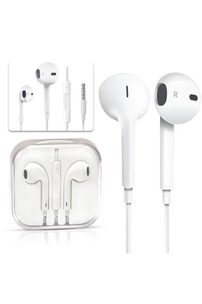 Syrox Mikrofonlu Kulak Içi Kulaklık Telefon Kulaklığı Apple Iphone Uyumlu Kulaklık 5 5s 6 6s Plus Uyumlu