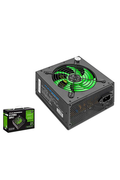 HADRON HD412 1x4+4 12V + 2x6+2 PCI-E + 2xIDE + 4xSATA 12cm Fanlı 500w ATX Güç Kaynağı - Siyah