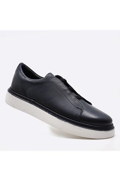 Fosco Pantofi albastru din piele naturală - Pantofi pentru bărbați 9962