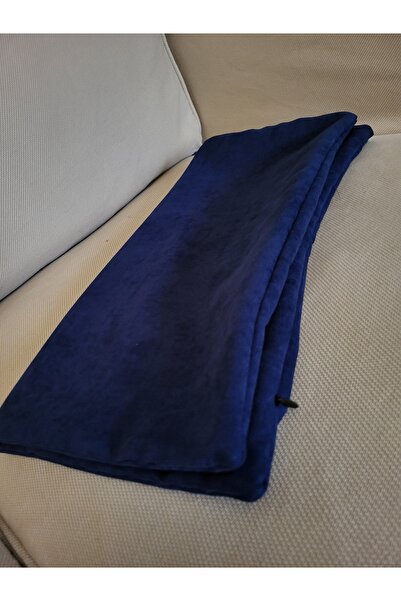 MUSGEM Navy Blue Color Cotton Duck Cloth 2-Piece Throw Pillow Cover Pillowcases 45X45