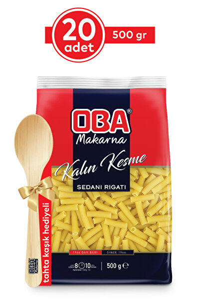 Oba Makarna Kalın Kesme Makarna 500 Gr (20'li Paket)