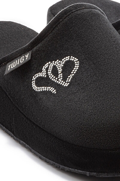 Twigy Papuci de casă pentru femei Black Lovely - Mărimea 36/40
