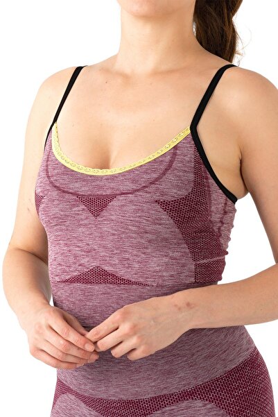 GIGOTTO Seamless Lace Detailed Sports Bustier