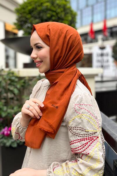 Aker Cotton Pamuk Şal - 1030800-961 - Kiremit