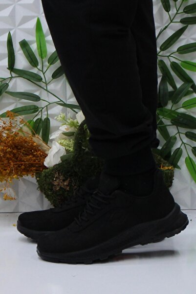 Scooter M6000 Siyah Outdoor Ayakkabı Orijinal Ürün Hakiki Deri Su Geçirmez Erkek Ayakkabı