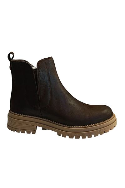 Mammamia D24kb-4400 - B Γυναικείες μπότες casual από γνήσιο δέρμα