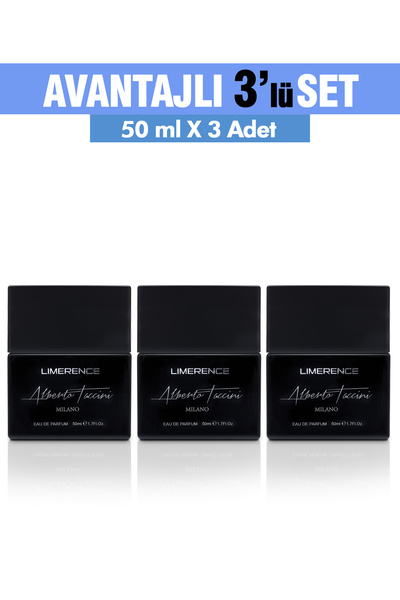 Alberto Taccini 3'Lü Set Alberto Taccini Limerence Erkek Parfüm 50 ml
