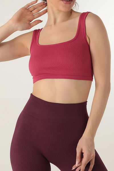 Doremi Seamless Ribbed Sports Bra