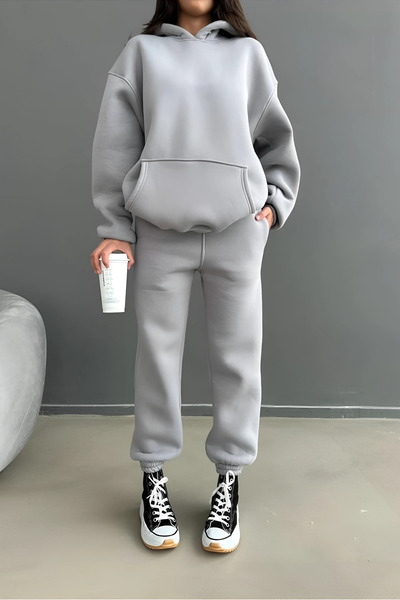 YAKAMEL 3iplik kalın Eşofman Takımı