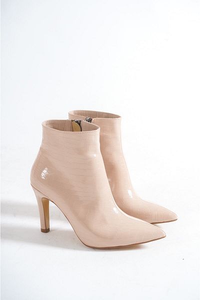 Moda Değirmeni Γυναικείες Μπότες Crocodile Md1139-116-0001