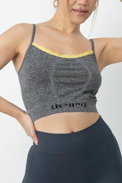 GIGOTTO Seamless Embossed Patterned Bustier