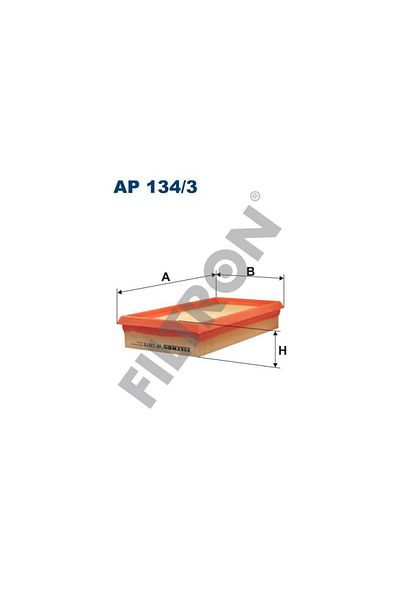 Filtron 6001545525   Air Filter - Renault Clio2, Kangoo, Megane1, Scenic1, Solenzo 97- Ap134/3