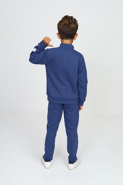 Exitob Exitob Printed Top Bottom Boy's Pajama Suit