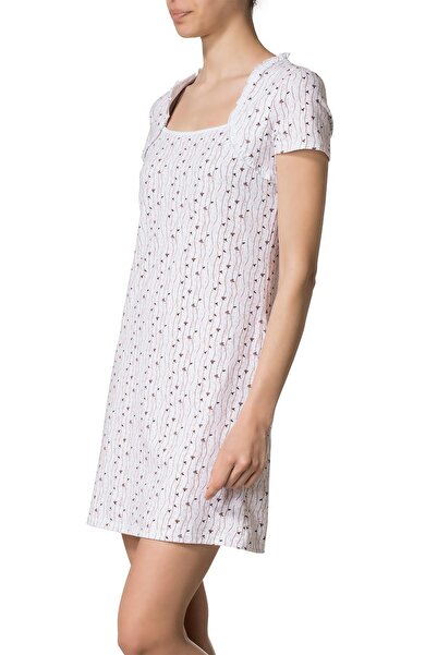 Doremi Νυχτικό με κοντομάνικο σχέδιο