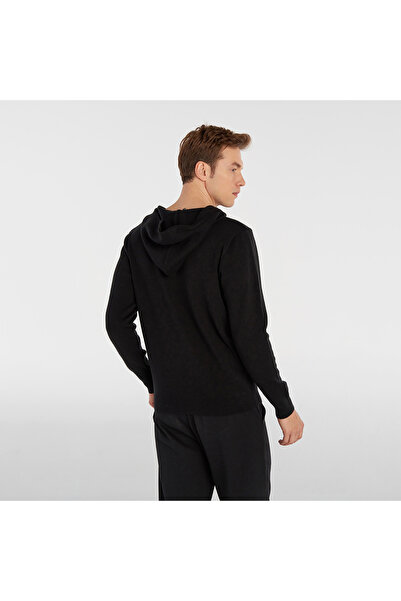 hummel Мъжки суитшърт с качулка Lenz Knit черен