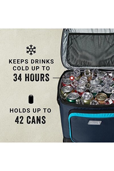 Coleman Xpand 42-Can Soft Cooler Bag with Top Grab Handle 2155412
