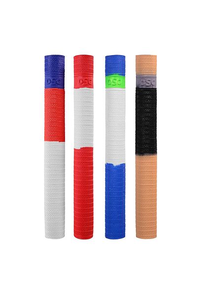 DSC Spyder Cricket Grip, White-Orange | Durable & Comfortable Grip for Improved Bat Control