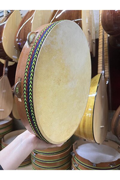 NOTA MÜZİK Zilli Deri Def 37 Cm