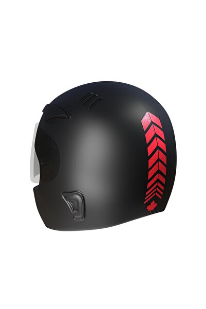 Çınar Extreme 2 Adet Sport Kask, Araba Ayna Reflektif Kırmızı Kask Sticker Çı...
