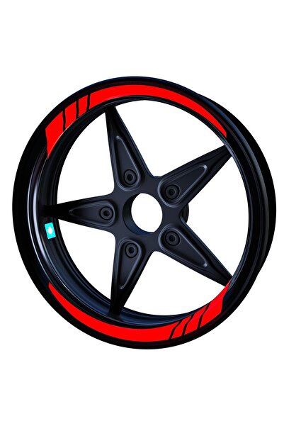 Çınar Extreme Reflektif Kırmızı Moto GP İç Jant Şeridi Sticker Çınar Extreme ...