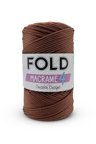 FOLD Прежда Macrome № 4 - 205 полиестер, дебелина 2 мм, 200 гр., еластична дебелина 230 м