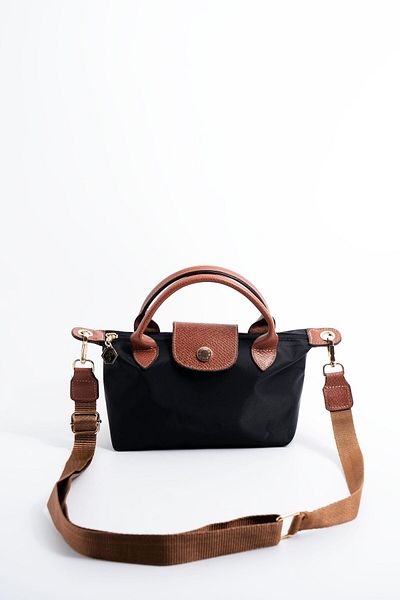 Silver Polo Ασημί & Polo Black - Tan SP1164 Γυναικεία τσάντα χιαστί
