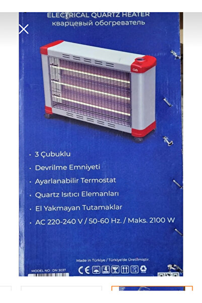CVS HOME CVS DN 3037 Jumbo Soba Isıtıcı