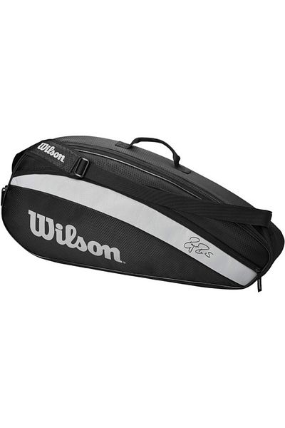Wilson Federer Team 3 Pack Zipper Closure Tennis Bag WR8005801001