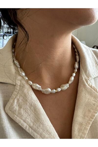 MITH SB TAKI قلادة من اللؤلؤ والدوريكا