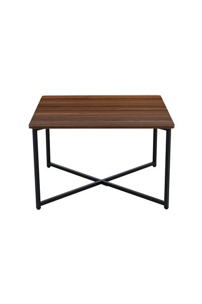 micasa Melamine Top Square Shaped Table CJ-23103B WALNUT