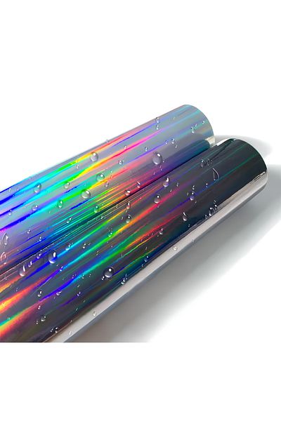 ESEMİZ Hologram Rainbow Rainbow Vehicle Motorcycle Wheel Rim Fairing Foil Size: 30cm X 2 Meters