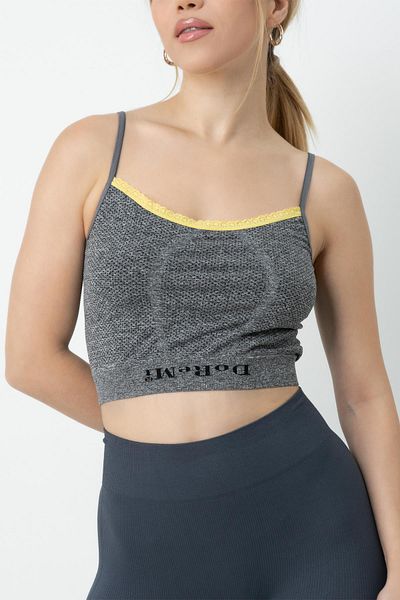 GIGOTTO Seamless Embossed Patterned Bustier