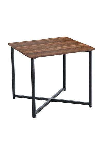 micasa Melamine Top Square Shaped Table CJ-23103C WALNUT