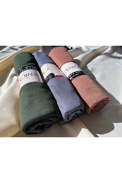belse butik 3-Piece Cotton Combed Shawl