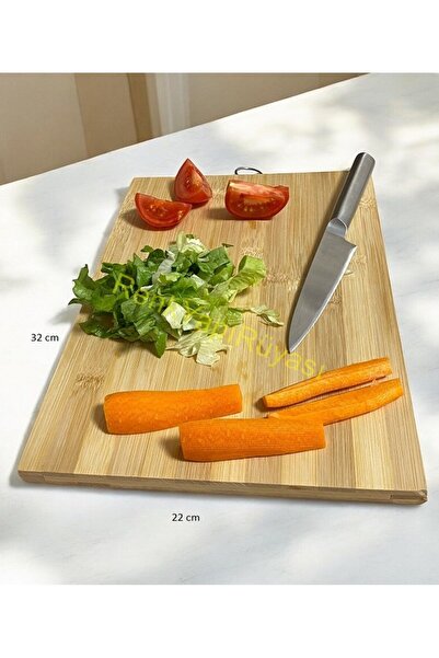 RENK YAPI RÜYASI لوح تقطيع من الخيزران عالي الجودة، مقاس 22*33
