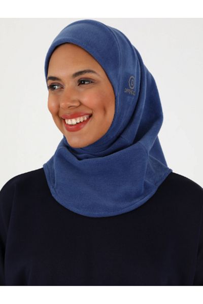 Differenza Καπάκι ολόγραμμα Hijab Indigo Thermal Fleece