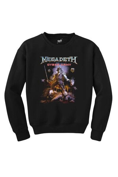 WAKHA Hanorac negru Megadeth Cyber ​​Army