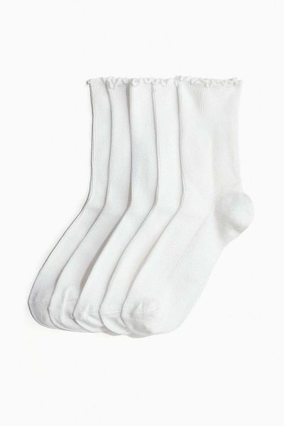 H&M 5-pack rib-knit socks