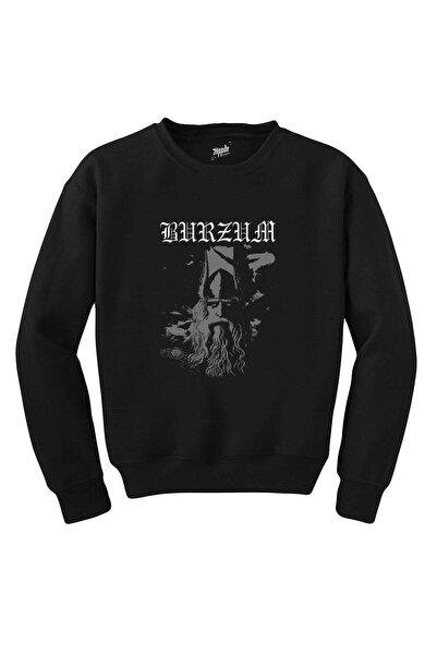 WAKHA سترة Burzum True النرويجية السوداء المعدنية السوداء