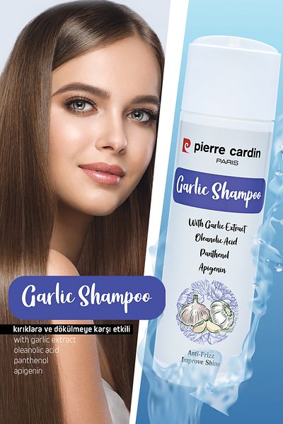 Pierre Cardin Garlic Extract Hair Care Shampoo 200 Ml
