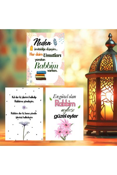 Fatofotofan Set of 3 Religious Motivational Quotes