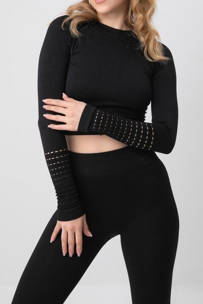 Doremi Seamless Uzun Kollu Spor Tişört