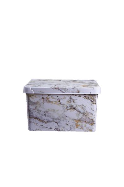 QUTU Διακοσμητικό κουτί αποθήκευσης Style Box Marble Pattern 20 L