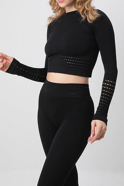 Doremi Long Sleeve Seamless Sports T-Shirt